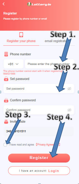 B1 Lottery Register